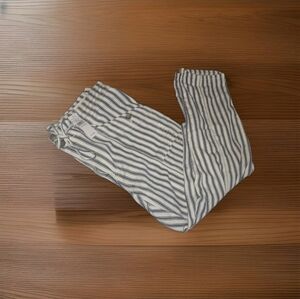American Eagle Outfitters Black and White Wide Leg Pants